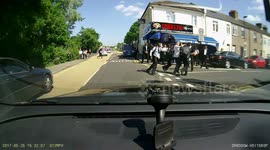 Shocking schoolboy brawl brings traffic to a halt in Enfield