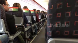 Bumpy easyJet flight
