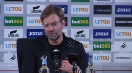 Klopp apologises for taking frustration out on Swansea supporter