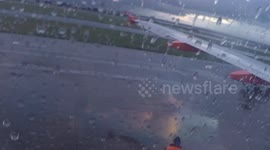 plane and airport footage
