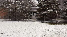 Fresh Snow From Winter Storm Jaxon Saginaw MI 1-23-18