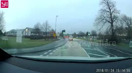 Roundabout cut in