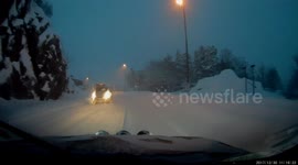 tourist Blocks the main road to pick up Frinds