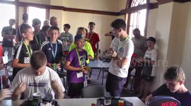 Australian ties Rubik's Cube World Record in 4.59 seconds