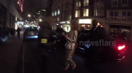 Hugh Grant and Jude Law arrive at the Critic's Circle Film Awards