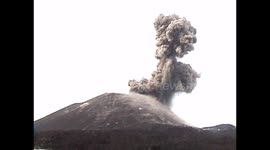 dok: letusan anak gunung krakatau 2010