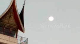 Appearance of the Moon 2 days before the Supermoon