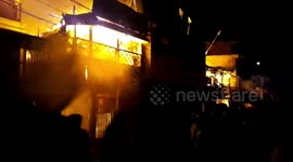 fire burn hundreds homes
