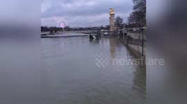 Seine river swells as France sees worst rains in 50 years