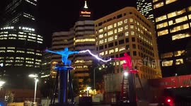 This crazy electricity battle is an amazing spectacle