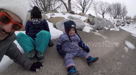 YouTuber Viva Frei explores amazing ice phenomenon