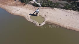 FILE: Drone captures low water level at Cape Town's largest reservoir