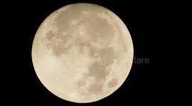 Supermoon lights up the sky in Katwa, India