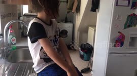 Prank on my dad magic trick