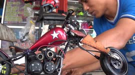 miniature motor from waste material