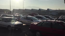 Long queues at petrol stations in Sarajevo as fuel prices set to soar