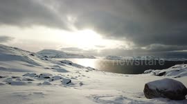 4K drone footage of Nuuk (Greenland)