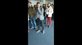 MAN airport T3 passport queue