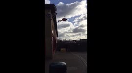 Hit and Run crash in Thamesmead results in emergency Helicopter landing in the Town Centre