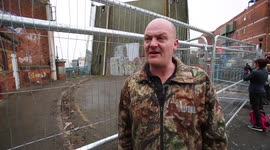 The legendary artist known as Banksy is believed to have been caught on video
