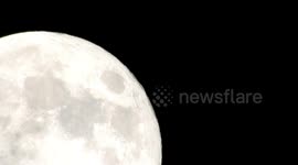 Super moon filmed with Nikon P900