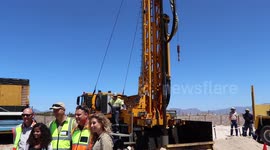 Cape Town Water Crisis - City's Borehole Water Bursting into the Air