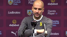 Guardiola reacts to Sterling's horror miss
