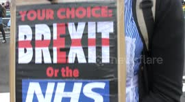 Brexit or NHS Demonstrate - NHS in Crisis - Fix It Now!