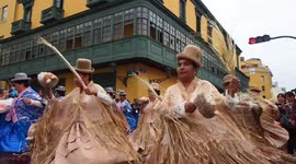 The 2018 Virgin of Candelaria festival in Lima