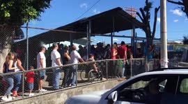 Costa Ricans Vote in Pavas San Jose