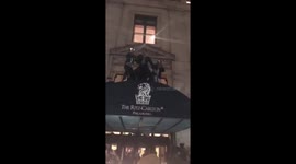 Eagles Win Rits Carlton Hotel crowd jump Fail!