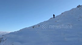 Fell Running in the snow