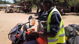 gas station down in the Kerio valley Kenya african style