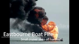 Eastbourne Boat Fire
