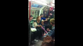 Am British fighting on the train