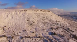 Beautiful Snow On Benbradagh Mountain