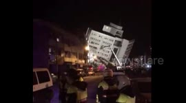 Yuncui building collapses in powerful Taiwan quake
