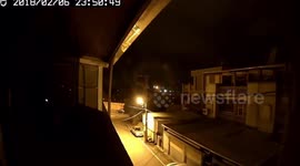 Buildings shake violently during moment of Taiwan quake