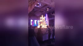 Colossal cake wows wedding guests