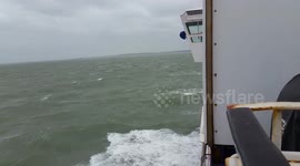 Rough ferry crossing