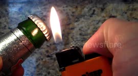 How to open a beer without a bottle opener