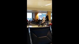 Acrobats at the Airport - Flight Delay!