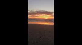 Sunset at Ocean Beach, San Francisco