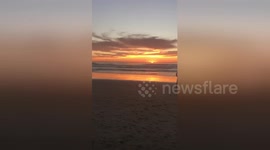 Newsflare Edit - Sunset at Ocean Beach, San Francisco