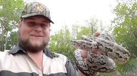 PYTHON ALMOST BITES MY FACE