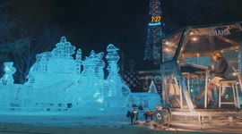 Stunning Japanese snow festival draws to a close