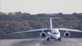 Archive footage of an Antonov AN-148 - the model which crashed today