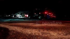 Dodge Ram Cummins doing donuts