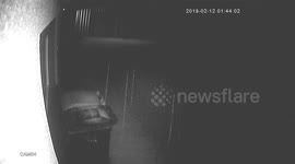 Thundersnow and close range lightning strike Donegal, Ireland this morning