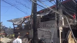 Aftermath of massive fire in Thailand tourist spot